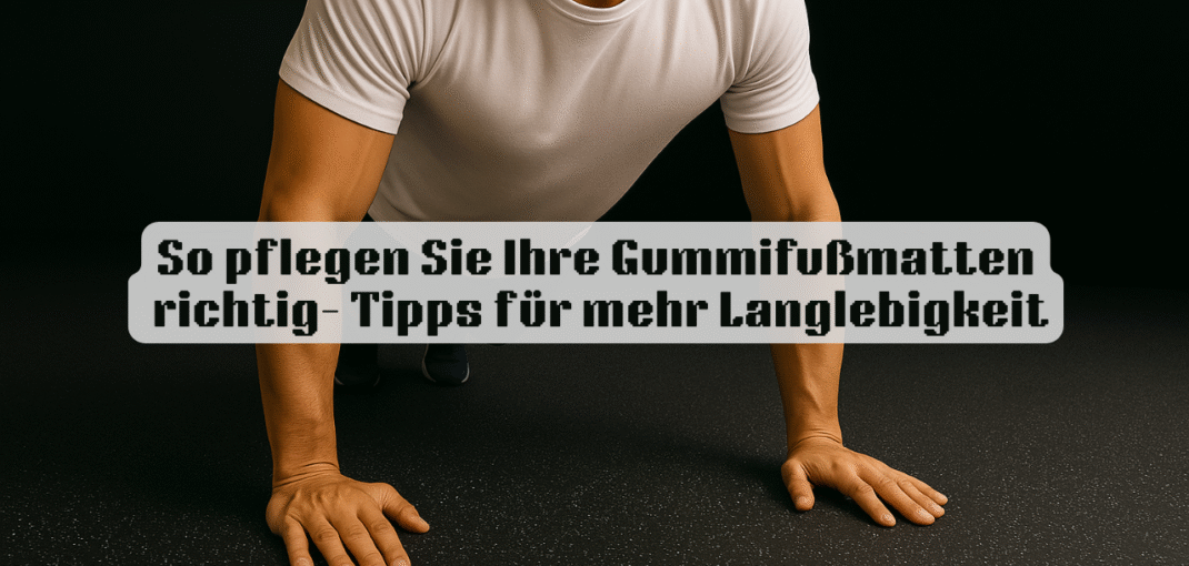 Einführung: Warum die richtige Pflege von Gummifußmatten wichtig ist