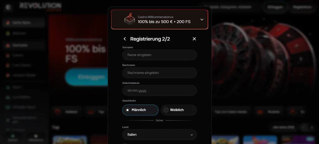 Persönliche Angaben